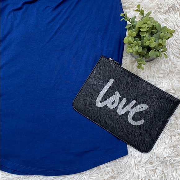 Loft Drape Neck Tank 💗 Royal Blue - Picture 9 of 11